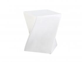 Connor High Gloss Lamp Table White