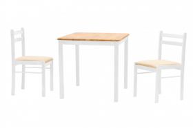Dinnite Dining Set 2 Chairs White