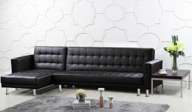 Hawthorn Corner Multi Functional Sofa Bed PU & PVC Brown