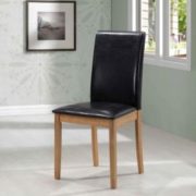 Healey PU Solid Rubberwood Chair