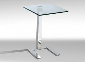 Kia Lamp Table Clear Glass