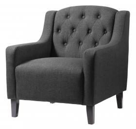 Pemberley Fabric Arm Chair Grey