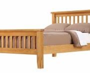 Acorn Solid Oak Bed High Footend Double