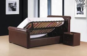 Caxton Storage PU King Size Bed