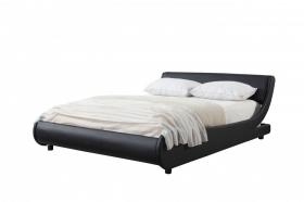 Griffin PVC King Size Bed Black