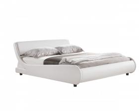 Griffin PVC King Size Bed White