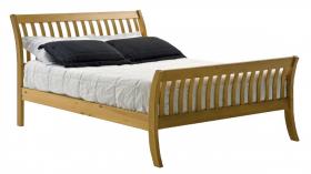 Lapaz Pine Bed Double Antique