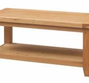 Acorn Solid Oak Coffee Table with Shelf