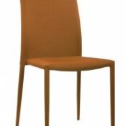 Chatham Fabric Chair Orange with Orange Metal Legs