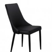Daisy PU Chair with Black Metal Legs (4s)