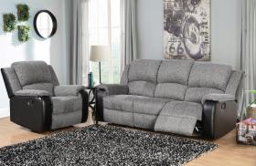 Earlsden Recliner Fabric and PU 1 Seater