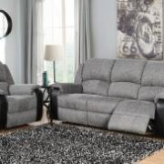 Earlsden Recliner Fabric and PU 3 Seater