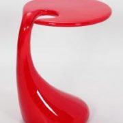 Houston Lamp Table Red