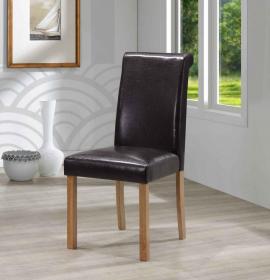 Jasper PU Solid Rubberwood Chair