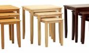 Kingfisher Solid Rubberwood Nest of Tables