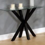 Langley Gloss Console Table Black