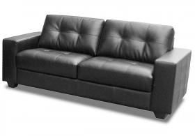 Lena Bonded Leather & PVC 3 Seater