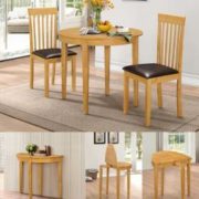 Lunar Dining Set with 2 Chairs