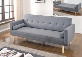 Paris Linen Sofa Bed Light Grey