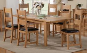 Stirling Dining Set Extending 6 Chairs