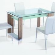 Zola Dining Table White & Natural