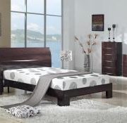 Arden Cherry High Gloss Bed Double
