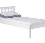 Eccles Pine Bed Single White Wash