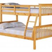 Porto Triple Bunk Bed Pine