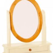 Skagen Cream Dressing Table Mirror Round