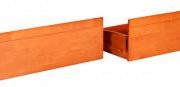 Tripoli Solid Wood Bunk Bed Drawers Pair Cherry